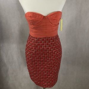 Alice and Olivia strapless dress